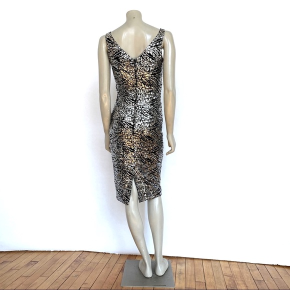 Tatyana Silver Sequin Sleeveless Lined Dress - Picture 7 of 13